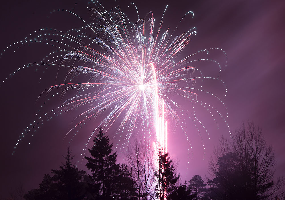 Fyrverkeri: Godt nytt år!