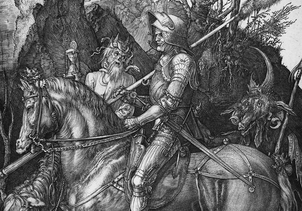 Albrecht Dürer: Døden og lanseknekten (1513)