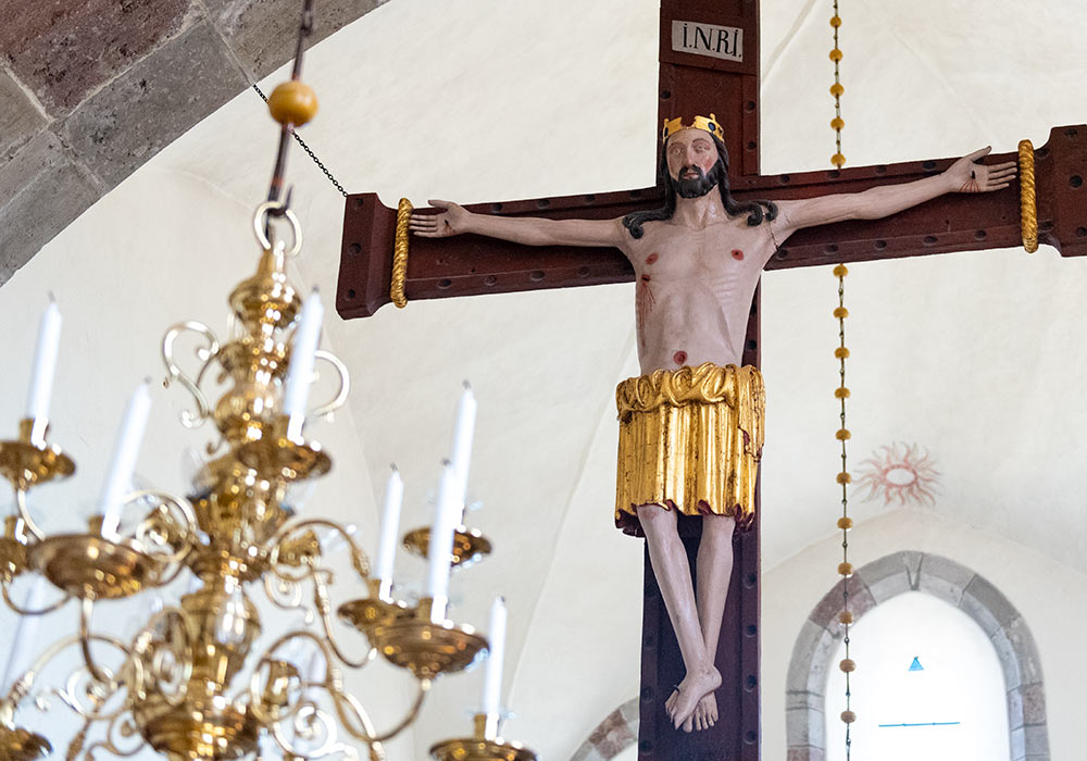 Seierskrusifiks i Fole kirke på Gotland