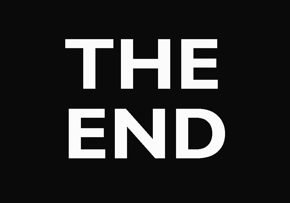 the end