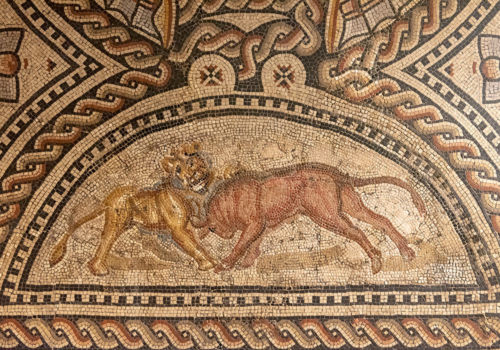 Trier Landesmuseum romersk mosaikk 200-tallet