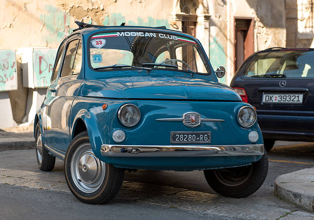 Fiat 500, Ragusa, Sicilia