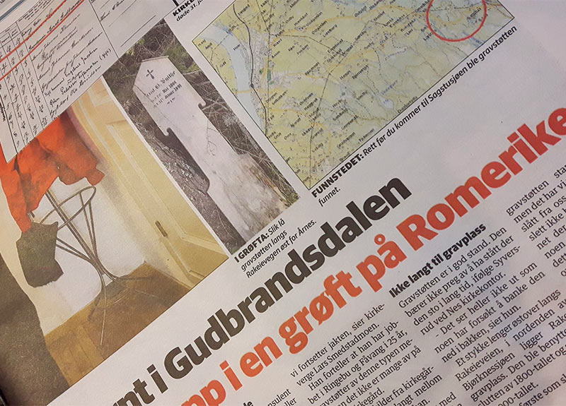 Bernt Gudbrandsen Sylte / Sylthe gravstøtte