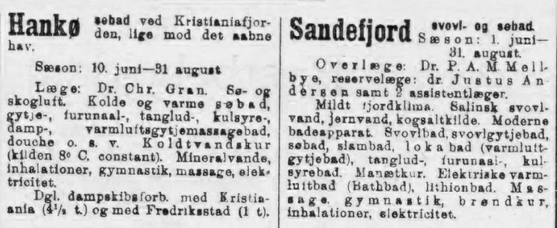 Varmluftsgytjemassagebad - Hankø søbad