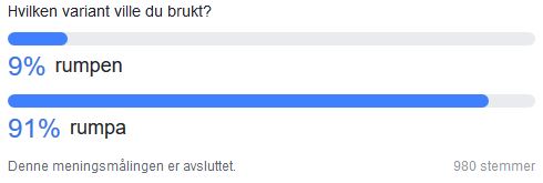 Korrekturavdelingen - rumpe